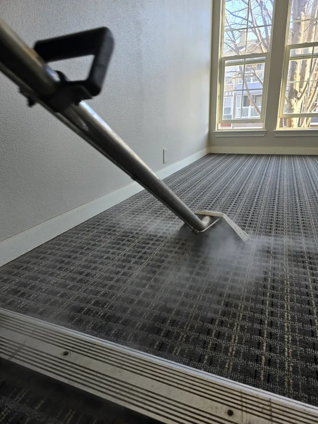 Commercial carpet cleaning in an Omaha, NE office using hot water extraction Commercial carpet cleaning in an Omaha, NE office using hot water extraction